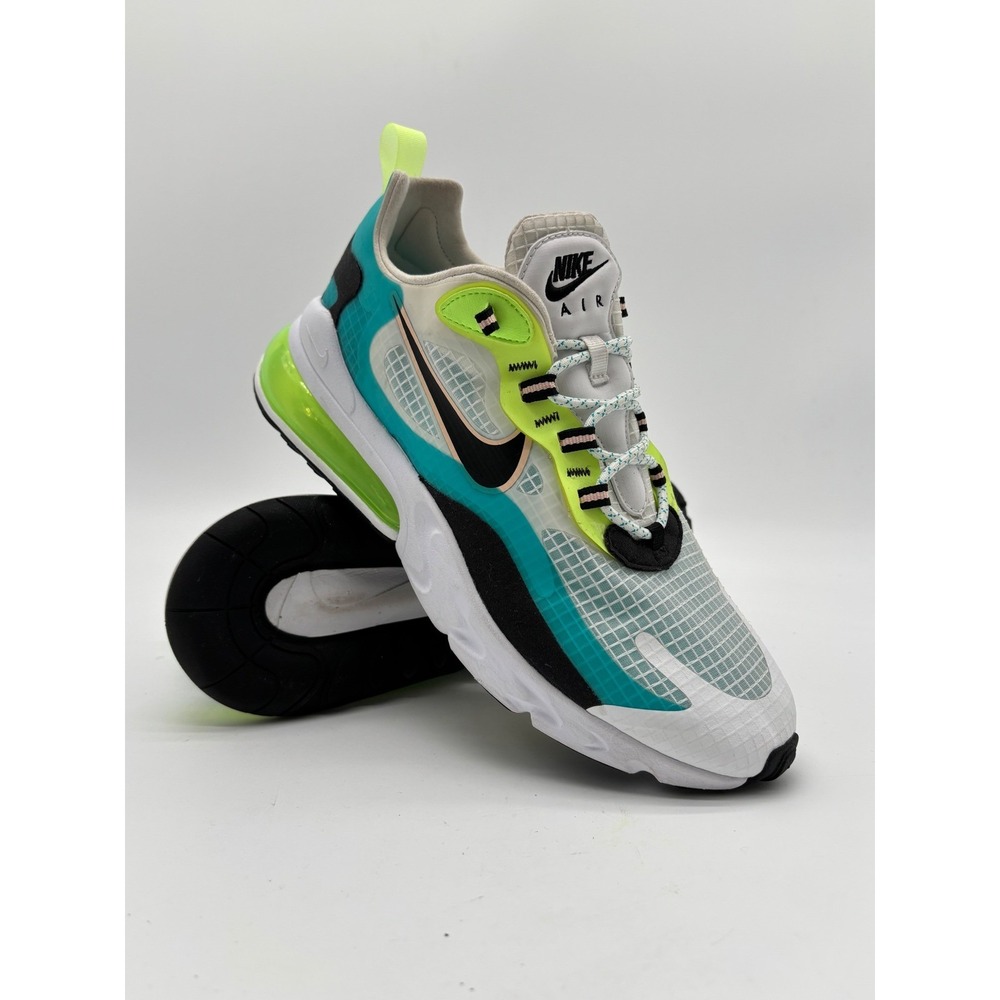 Nike Air Max 270 React Spirit Teal Oracle Aqua Mens 8.5 CT1265-300